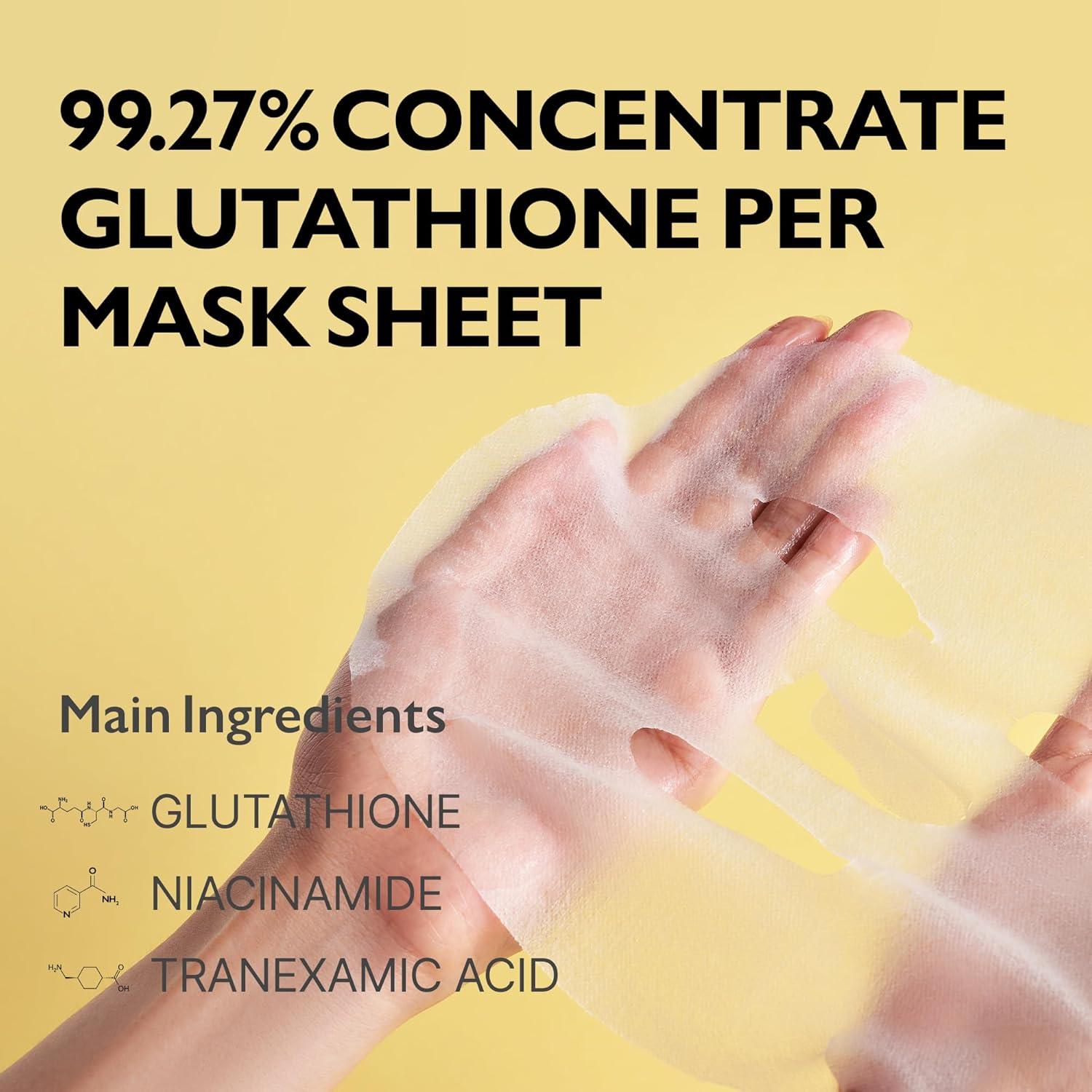 Genabelle Glutathione Brightening Ampoule Mask 5PCS 25ml 2
