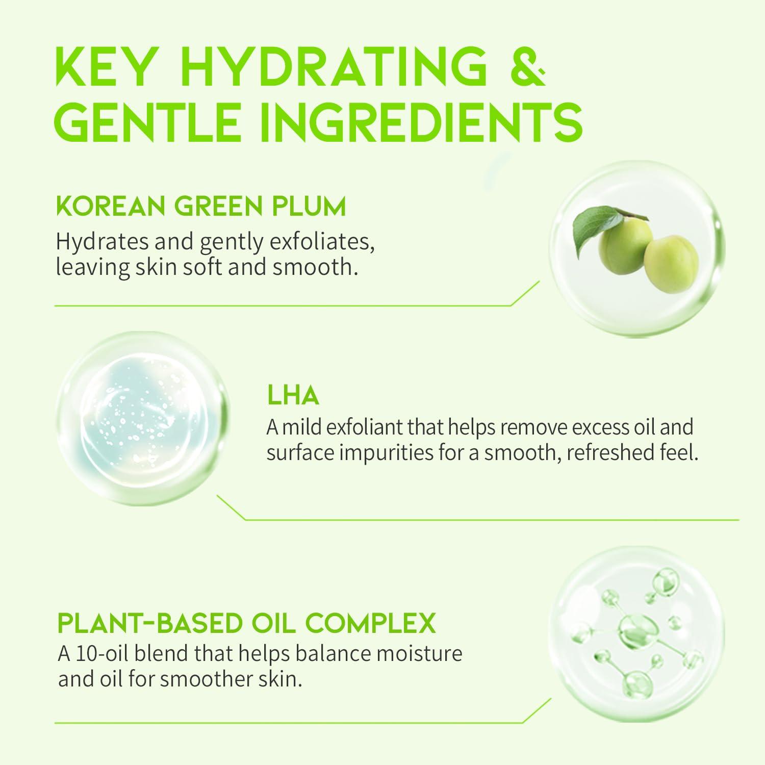 OOTD Green Plum Low PH Cleansing Oil 200ml 4