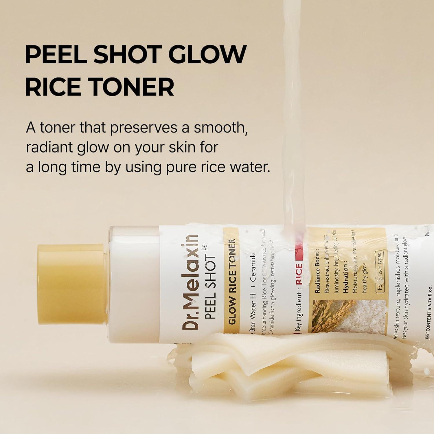 Dr.Melaxin Peel Shot Glow White Rice Toner 200ml 2