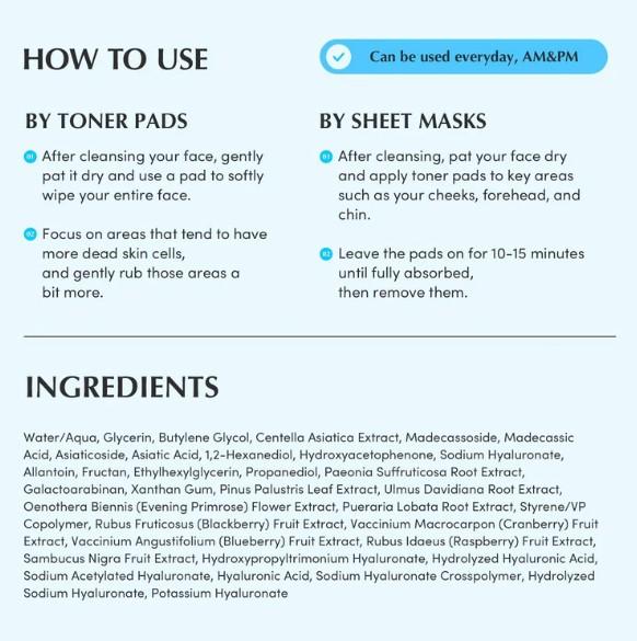 EQQUALBERRY Swimming Pool Toner Pads 70 Pads 220ml 8