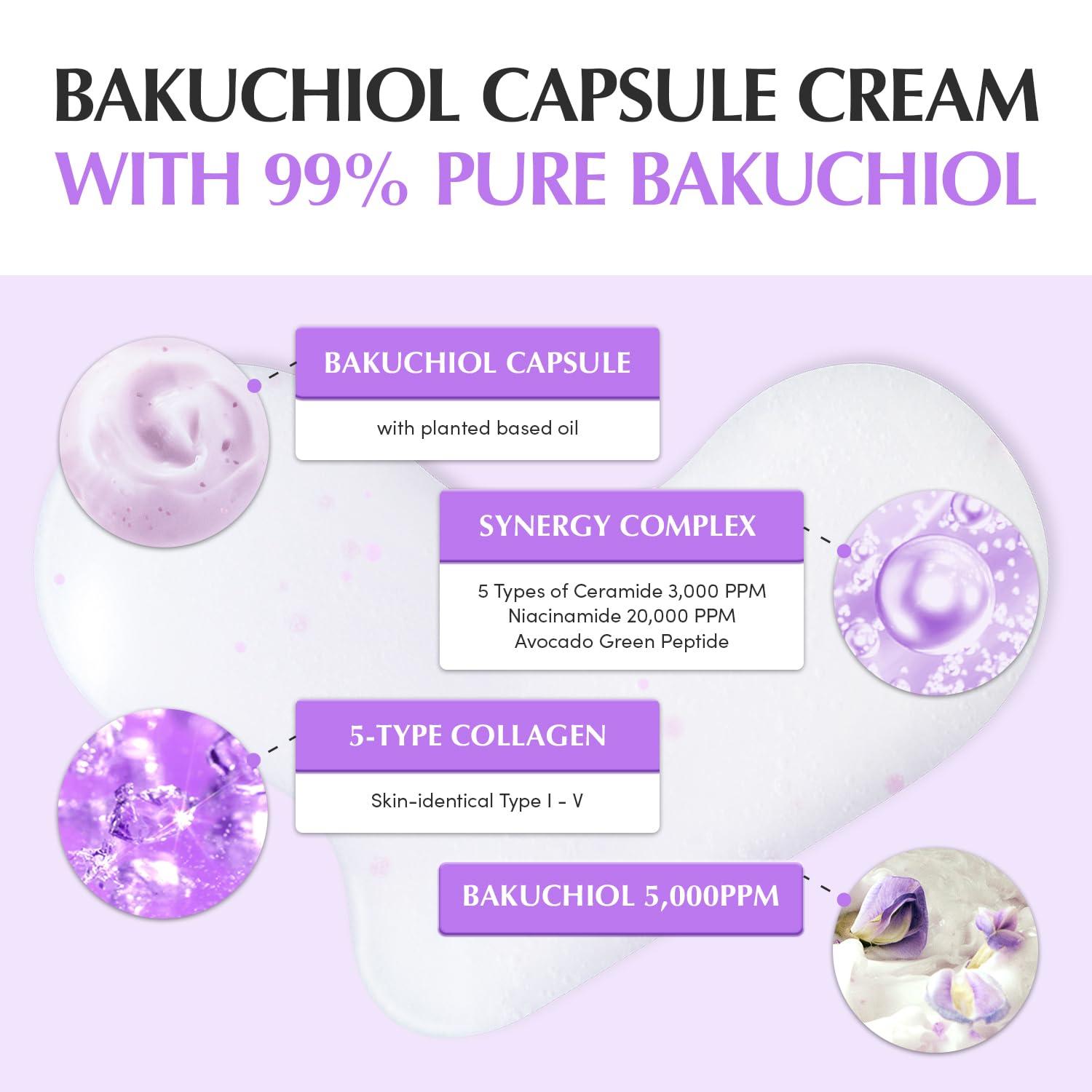 EQQUALBERRY Bakuchiol Plumping Capsule Cream 50ml 6