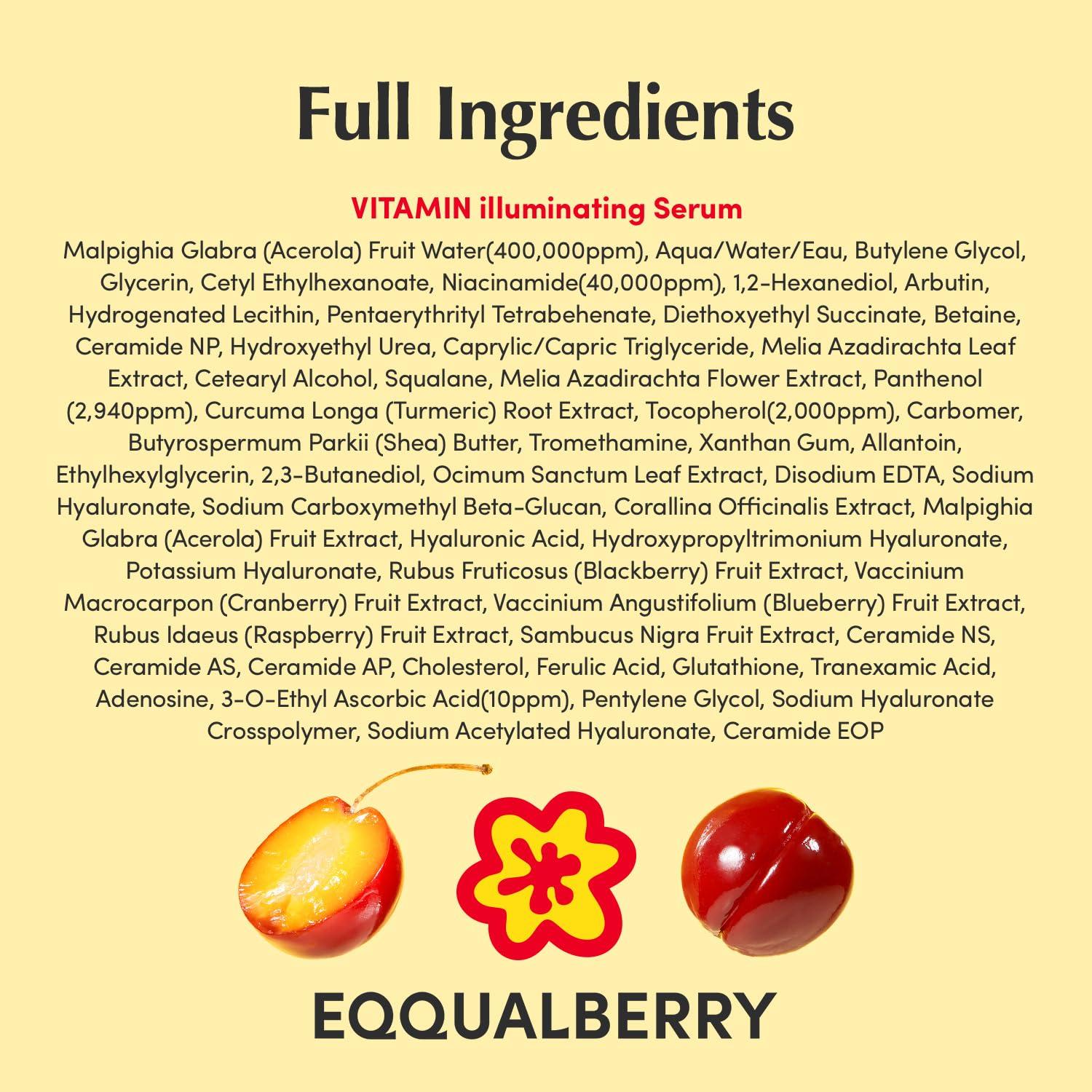 EQQUALBERRY Vitamin Illuminating Serum 30ml 9