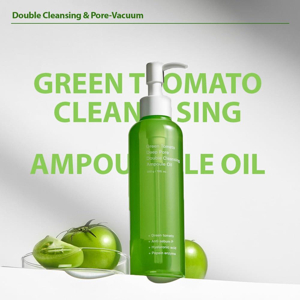 Sungboon Editor Green Tomato Double Cleansing Ampoule Oil 200g 2