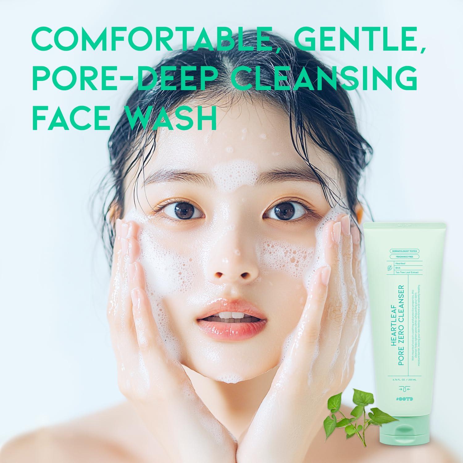 OOTD Heartleaf Pore Zero Cleanser 200ml 2