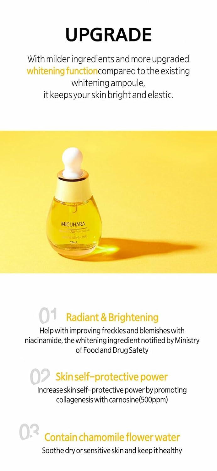 MIGUHARA Ultra Whitening Ampoule Origin 35ml 9