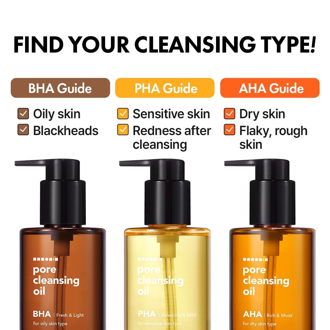 Hanskin Pore Cleansing Oil BHA 300ml 9