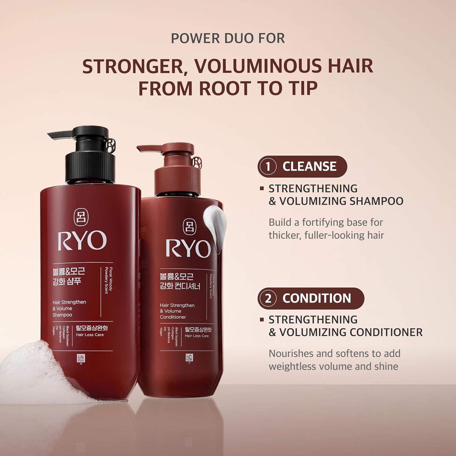 RYO Hair Strengthen & Volume Conditioner 480ml 7